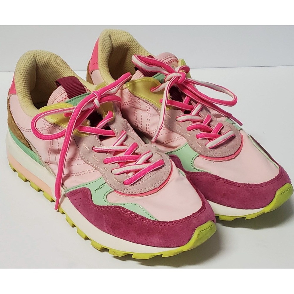 Victoria Sneakers 38/US7 Luna Multi Trainer Pink Calzados Victoria Tennis Shoes - Picture 7 of 16